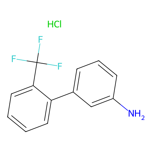 2'-(Trifluoromethyl)-[1,1'-biphenyl]-3-amine hydrochloride structure