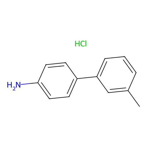 (3'-Methyl-4-biphenylyl)amine hydrochloride structure