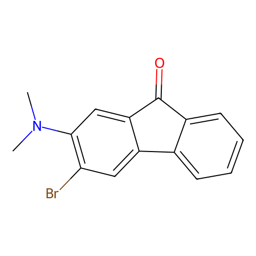 3-Bromo-2-(dimethylamino)-9h-fluoren-9-one structure