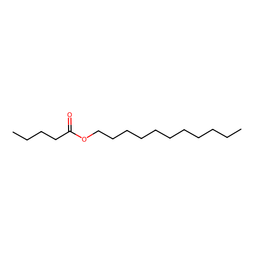 Undecyl pentanoate structure
