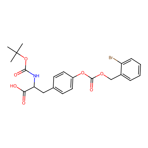 Boc-O-(2-bromo-Cbz)-L-Tyrosine structure