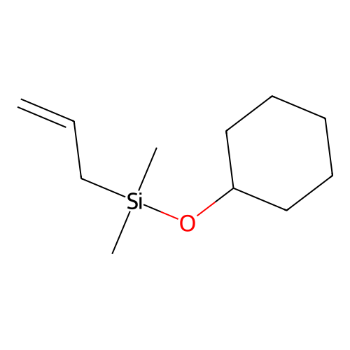 Allyl(cyclohexyloxy)dimethylsilane structure