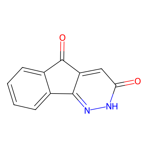 5H-Indeno(1,2-c)pyridazine-3(2H),5-dione structure