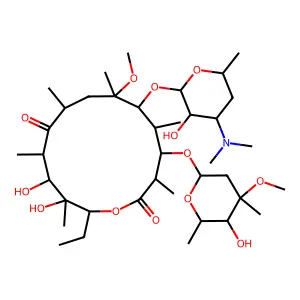 克拉黴素 structure