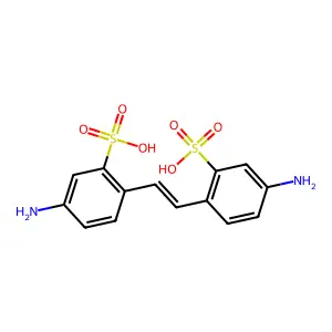 4,4'-二氨基二苯基乙烯-2,2'-二磺酸 structure