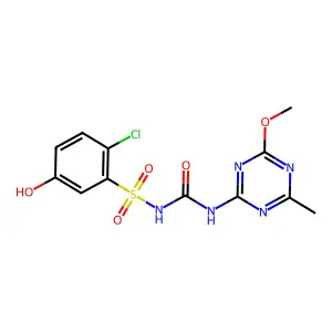 5-hydroxy Chlorosulfuron structure