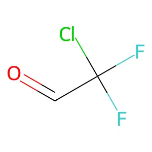 2-Chloro-2,2-difluoroacetaldehyde structure