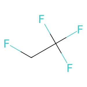 1,1,1,2-四氟乙烷 structure