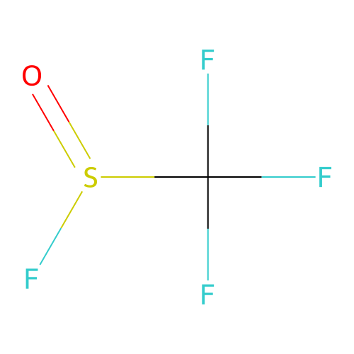 Trifluoromethanesulfinyl fluoride structure