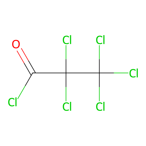 2,2,3,3,3-pentachloropropanoyl Chloride structure