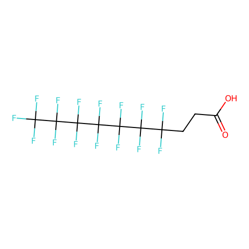 4,4,5,5,6,6,7,7,8,8,9,9,10,10,10-Pentadecafluorodecanoic acid structure
