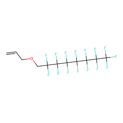 Allyl 1H,1H-perfluorooctyl ether structure