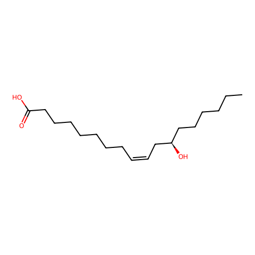 蓖麻酸 structure