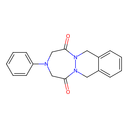 3-Phenyl-3,4,7,12-tetrahydro-1H-[1,2,5]triazepino[1,2-b]phthalazine-1,5(2H)-dione structure