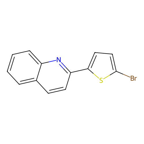 2-(5-Bromothiophen-2-yl)quinoline structure