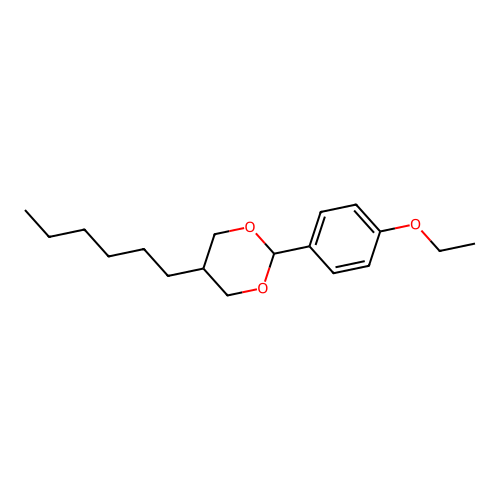 2-(4-Ethoxyphenyl)-5-hexyl-1,3-dioxane structure