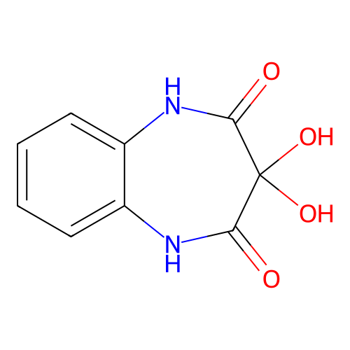 3,3-Dihydroxy-1H-1,5-benzodiazepine-2,4(3H,5H)-dione structure