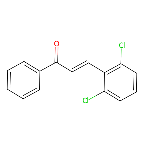 2,6-Dichlorochalcone structure