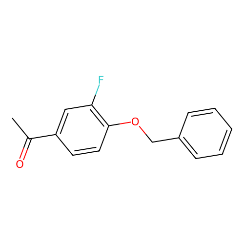 1-[4-(Benzyloxy)-3-fluorophenyl]-1-ethanone structure