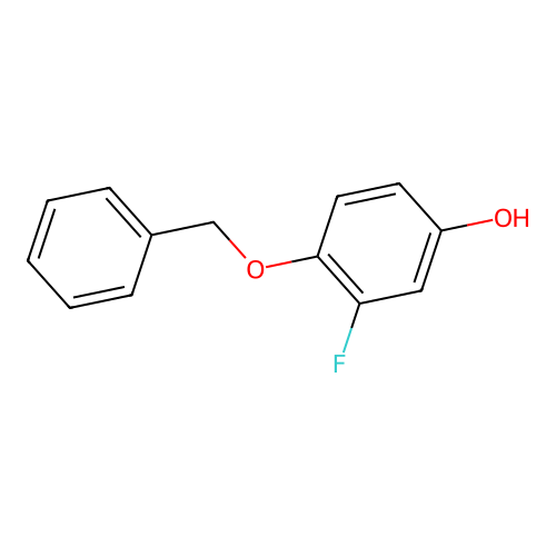 4-(Benzyloxy)-3-fluorophenol structure