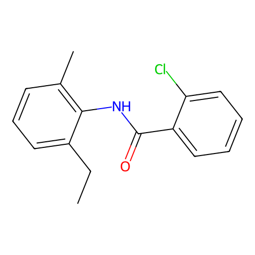 2-Chloro-N-(2-ethyl-6-methylphenyl)benzamide structure