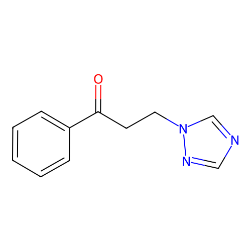 1-Phenyl-3-(1h-1,2,4-triazol-1-yl)propan-1-one structure