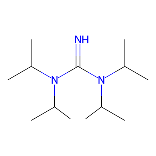 N,N,N',N'-Tetrakis(1-methylethyl)guanidine structure