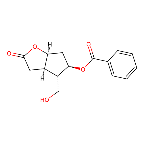 (-)-Corey lactone benzoate structure