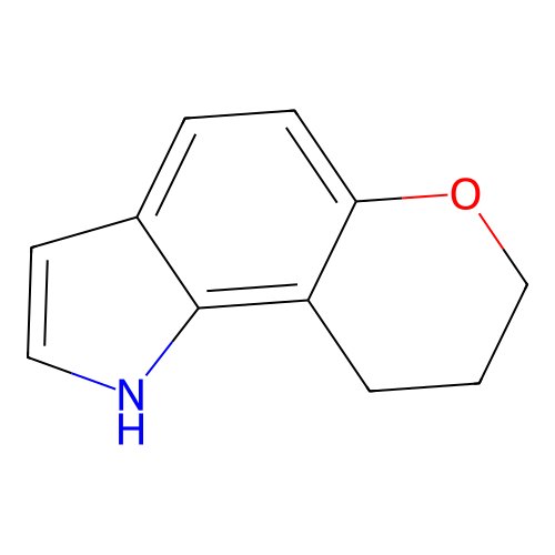 Pyrano(2,3-g)indole, 1,7,8,9-tetrahydro- structure