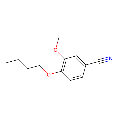 4-Butoxy-3-methoxybenzonitrile structure