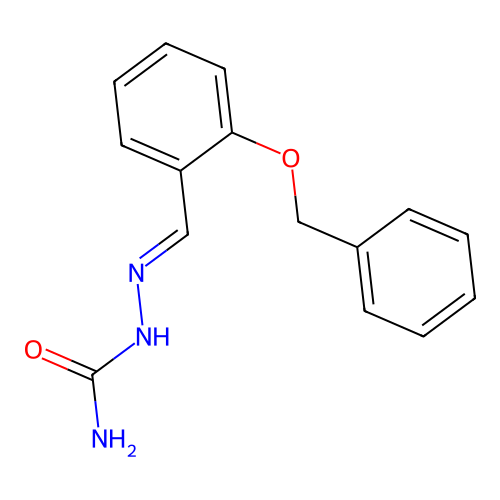 [(2-Phenylmethoxyphenyl)methylideneamino]urea structure