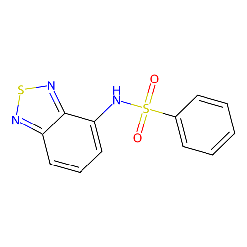 N-(2,1,3-benzothiadiazol-4-yl)benzenesulfonamide structure