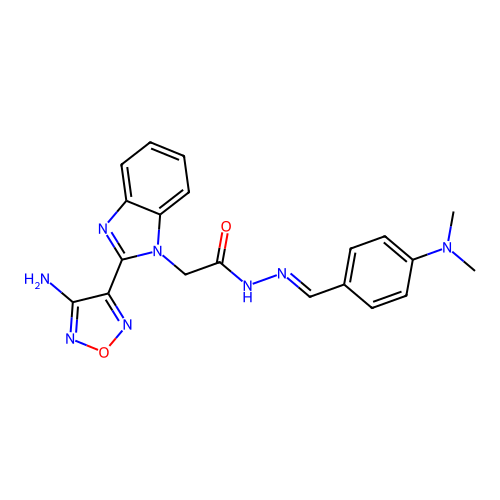 C20H20N8O2 structure
