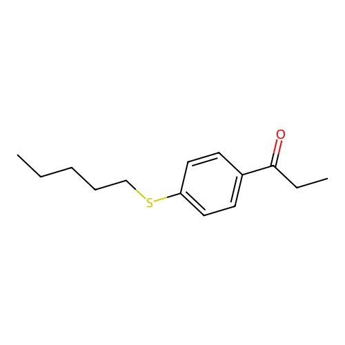 1-(4-Pentylsulfanylphenyl)propan-1-one structure
