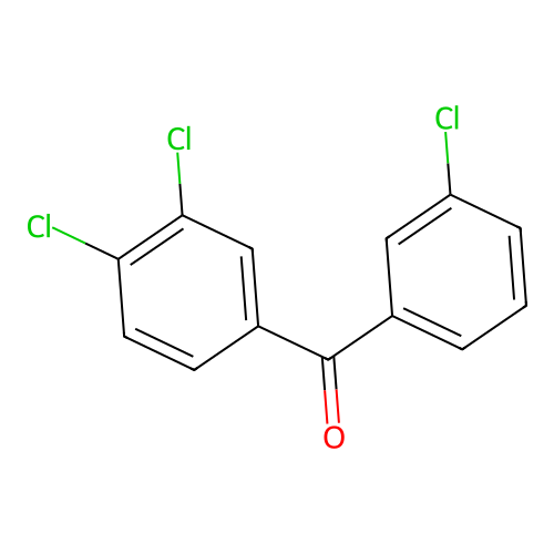 3,3',4'-Trichlorobenzophenone structure