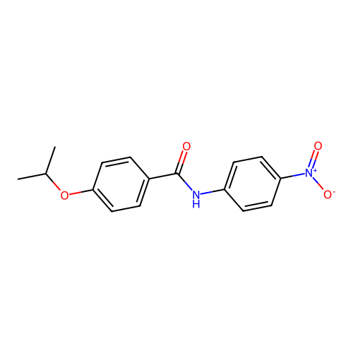 N-(4-nitrophenyl)-4-propan-2-yloxybenzamide structure