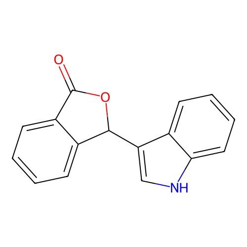 3-(1H-Indol-3-yl)-2-benzofuran-1(3H)-one structure