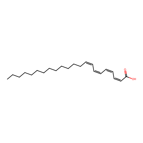 Docosatetraenoic acid, (Z,Z,Z,Z)- structure