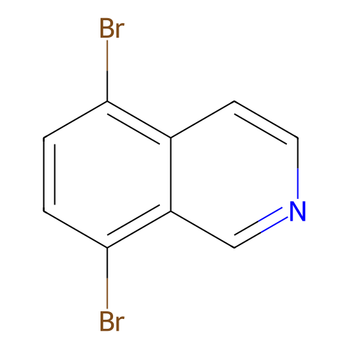 5,8-Dibromoisoquinoline structure