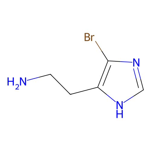 2-(5-Bromo-1h-imidazol-4-yl)ethan-1-amine structure