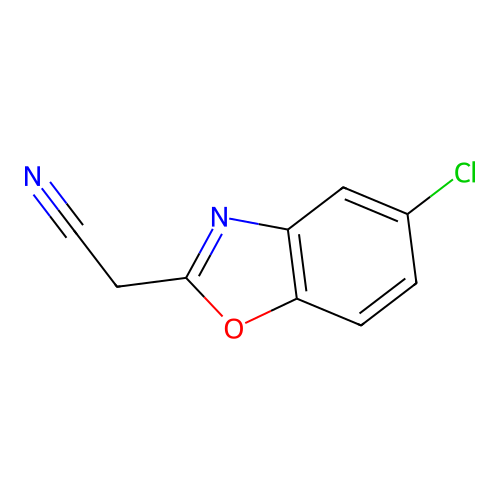 5-Chloro-2-benzoxazoleacetonitrile structure