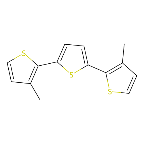 3,3''-Dimethyl-2,2',5',2''-terthiophene structure