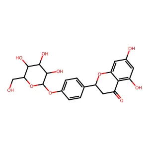 Naringenin 4'-O-Beta-D-Glucopyranoside structure