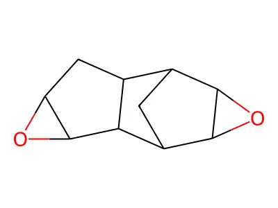 Dicyclopentadiene dioxide structure