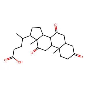 去氢胆酸 structure