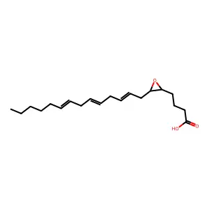 4-[3-(十四碳-2,5,8-三烯-1-基)环氧乙烷-2-基]丁酸 structure