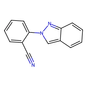 邻-(2H-吲唑-2-基)苯甲腈 structure