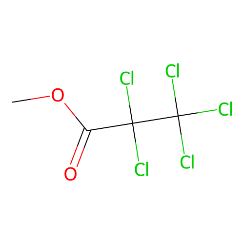 Methyl pentachloropropionate structure