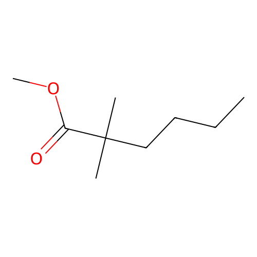 2,2-Dimethyl-hexanoic acid methyl ester structure