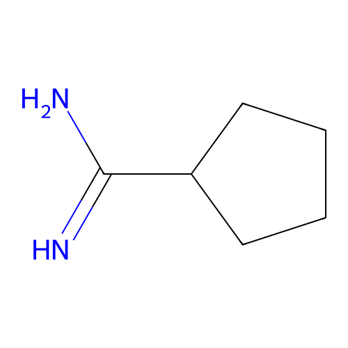 Cyclopentanecarboximidamide structure